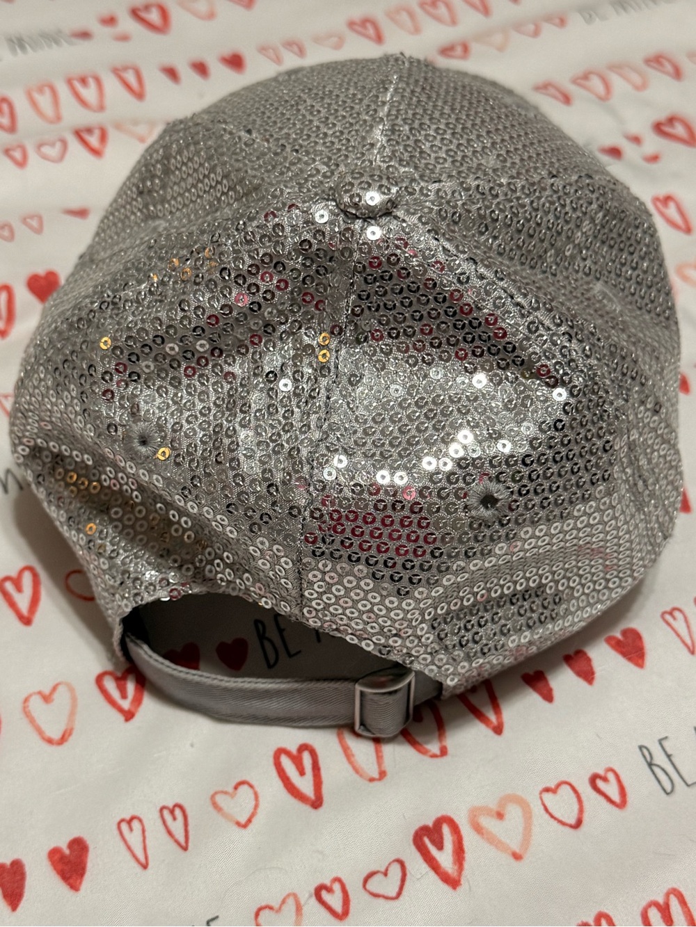 Dallas Cowboys Silver Sequin Star Cap 9Forty - Picture 4 of 5